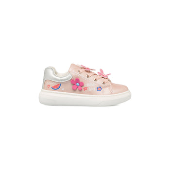 Sneakers primi passi rosa da bambina con fiorellini Le scarpe di Alice, Scarpe Primi passi, SKU k213000094, Immagine 0